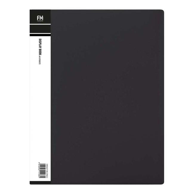 FM Display Book A4 Black 10 Pocket