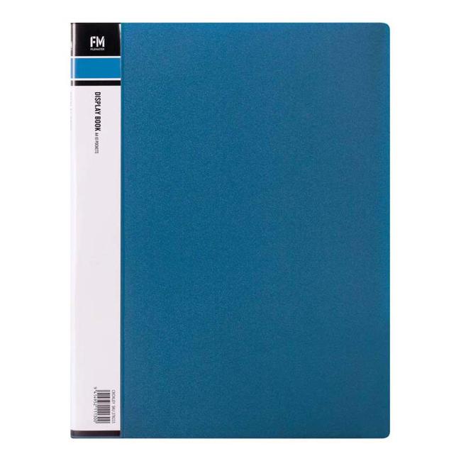FM Display Book A4 Blue 10 Pocket