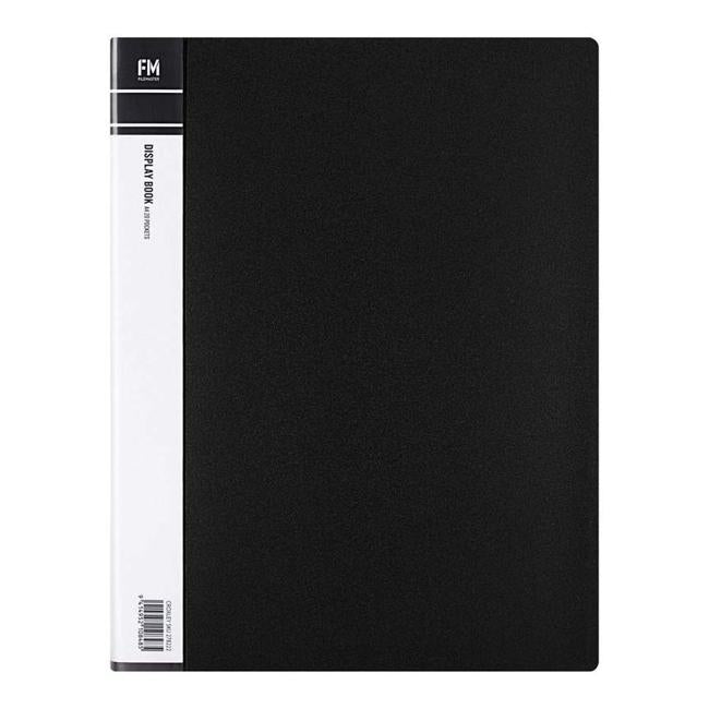 FM Display Book A4 Black 20 Pocket