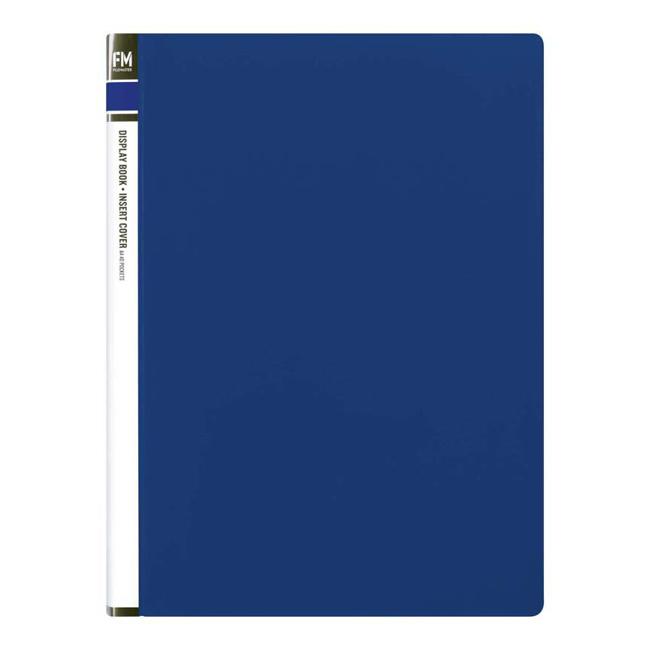 FM Display Book Blue Insert Cover 20 Pocket