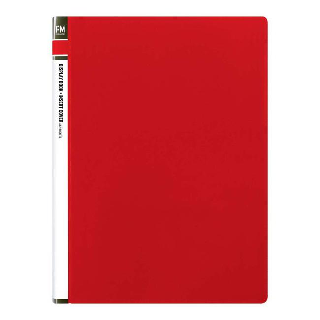 FM Display Book Red Insert Cover 20 Pocket