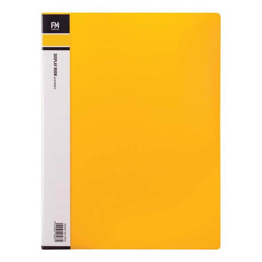 FM Display Book A4 Yellow 40 Pocket - Marston Moor