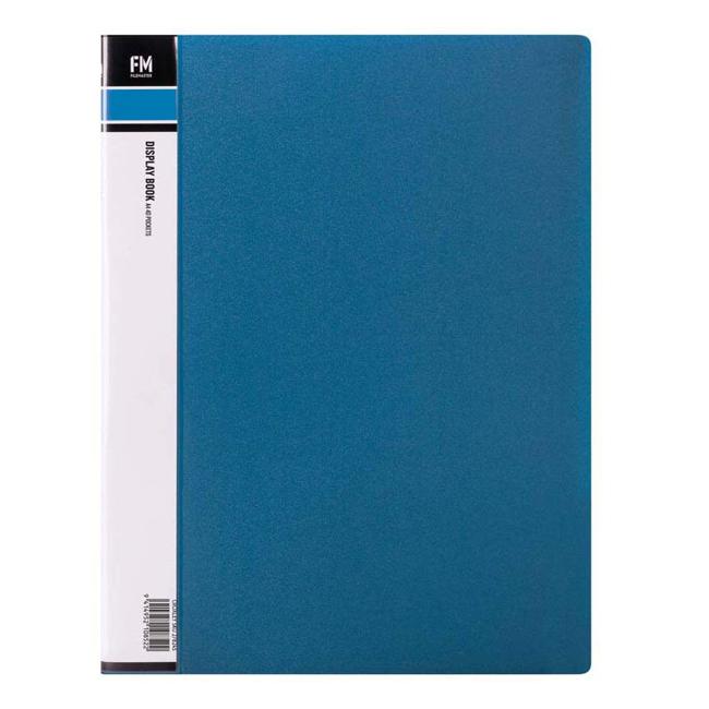 FM Display Book A4 Blue 40 Pocket