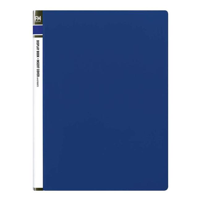 FM Display Book Blue Insert Cover 40 Pocket