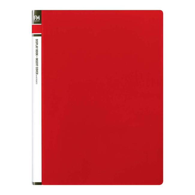 FM Display Book Red Insert Cover 40 Pocket