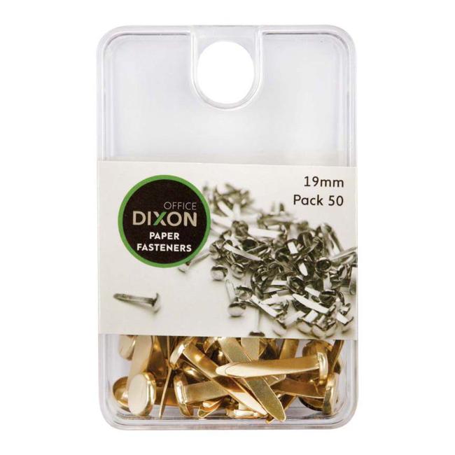 Dixon Paper Fasteners 19mm Pack 50