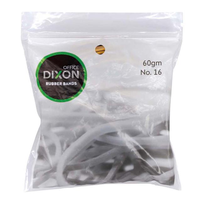 Dixon Rubber Bands 60gm No.16