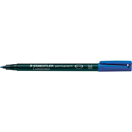 Staedtler Lumocolor 317 Blue Permanent Pen Medium Tip-Marston Moor