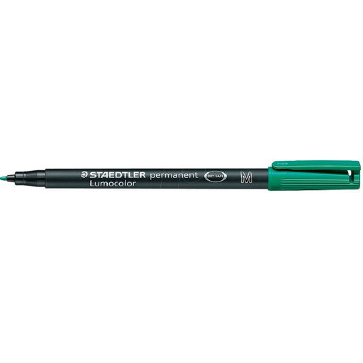 Staedtler Lumocolor 317 Green Permanent Pen Medium Tip-Marston Moor