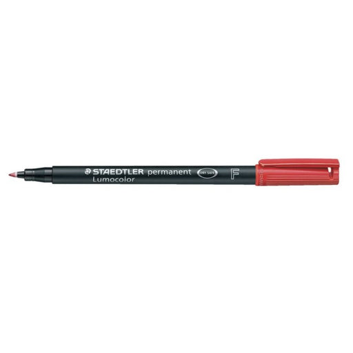 Staedtler Lumocolor 318 Red Permanent Pen Fine Tip-Marston Moor