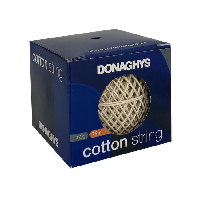 Donaghys Cotton String 60g Box 75m