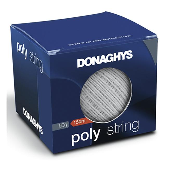 Donaghys Poly String White 60g Box 150m