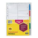 Marbig indices & dividers 5 tab pp a4 multi colour-Marston Moor