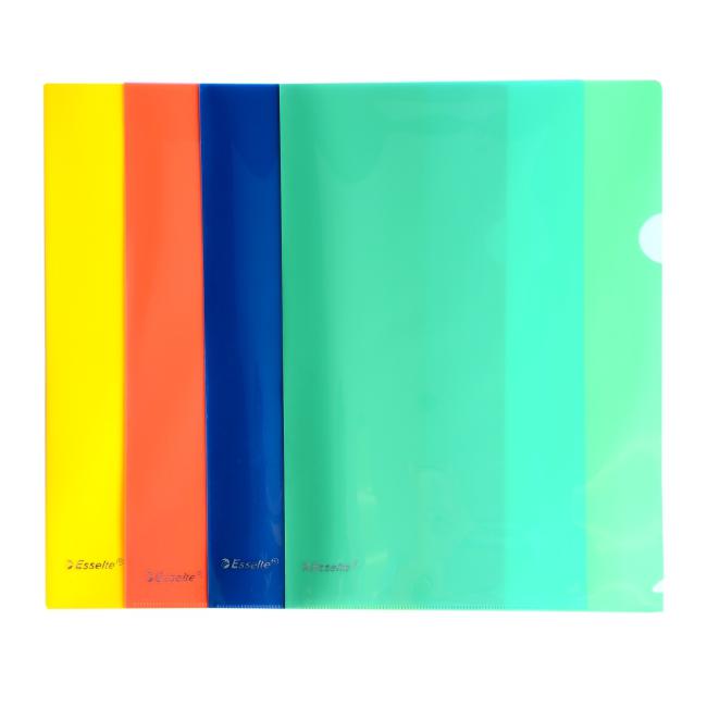 Esselte heavy duty letter files assorted 12pk