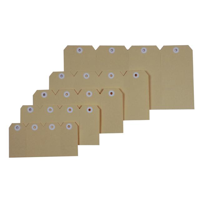 Esselte shipping tags no.1 35x70mm buff