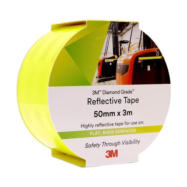 3M Diamond Grade Reflective Tape 983-23 Fluoro Yellow Green 50mm x 3m
