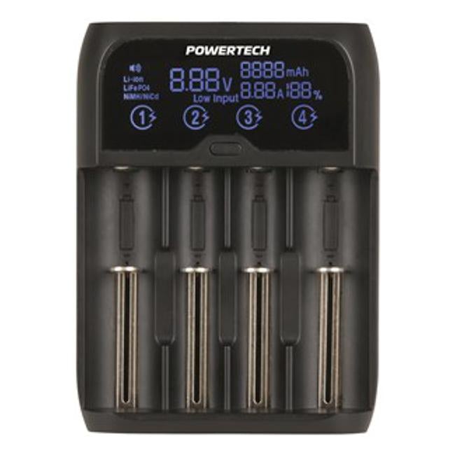 4-Channel Universal Fast Charger With Lcd