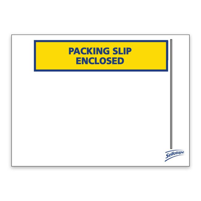 Sellotape Labelopes Packing Slip Enclosed 115x155mm 1000/Box-Marston Moor
