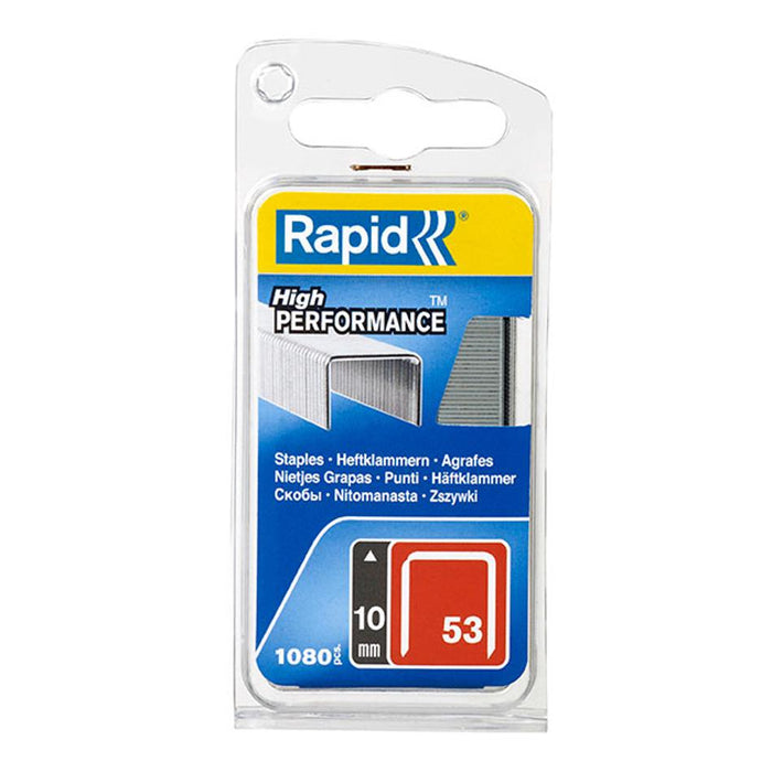 Rapid Tools Staples 53/10Mm Bx1080 40109504
