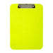 Marbig professional clipboard plastic a4 neon green-Marston Moor