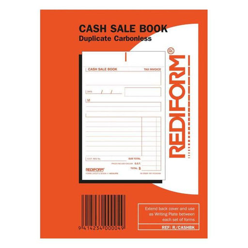 Rediform Book Cash Sale R/Cashbook Duplicate 50 Leaf-Marston Moor