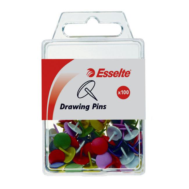 Esselte pins drawing pk100 assorted