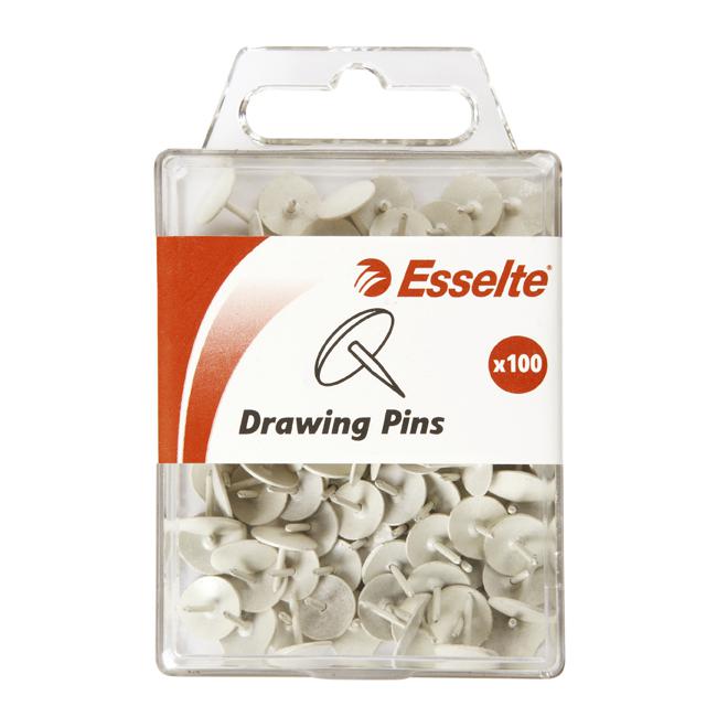 Esselte pins drawing pk100 white