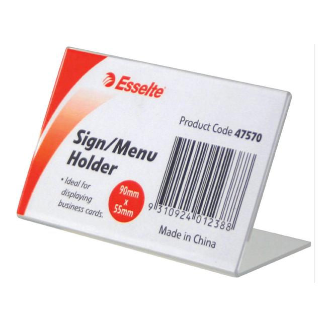 Esselte sign/menu holder slanted l/s bus card