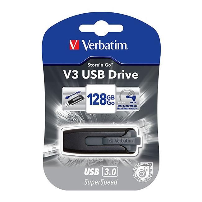 Verbatim usb 3.0 hard drive store and go 128gb grey-Marston Moor