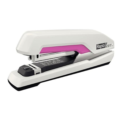 Rapid stapler f/strip s17 white/pink-Marston Moor