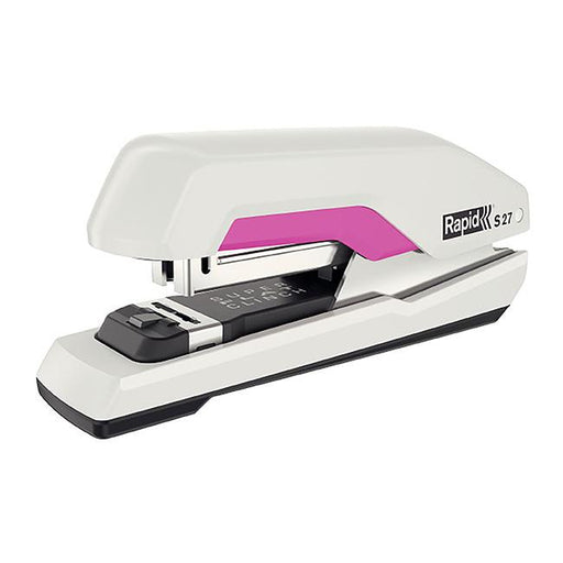 Rapid stapler h/strip s27 white/pink-Marston Moor