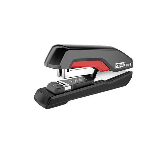 Rapid stapler h/strip s50 black/red-Marston Moor
