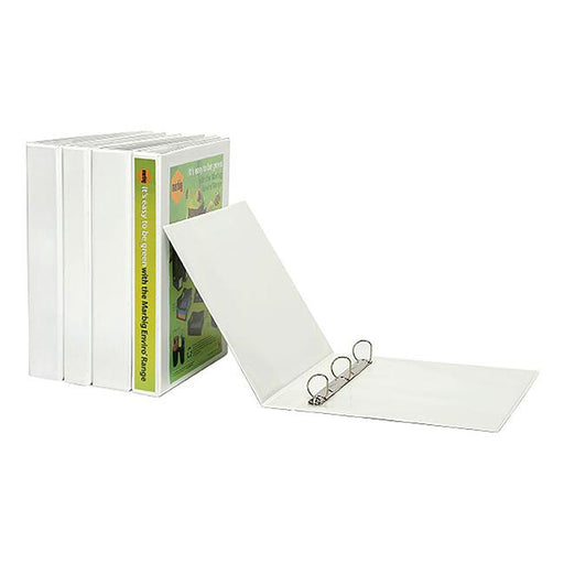Marbig clearview insert binder a5 25mm 2d white-Marston Moor