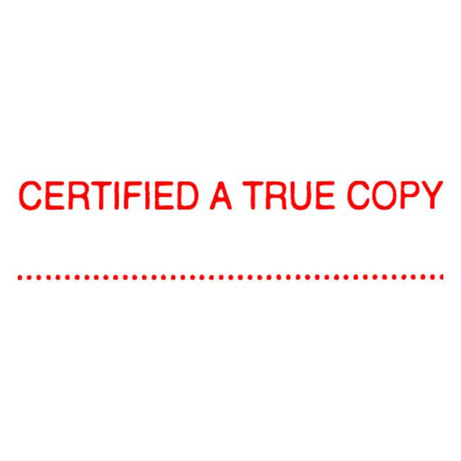 Xstamper cx-bn 1541 certified a true copy red-Marston Moor