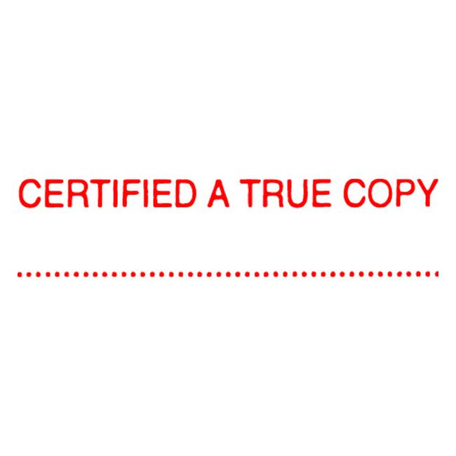Xstamper cx-bn 1541 certified a true copy red-Marston Moor