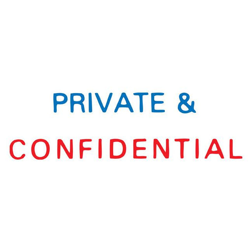 Xstamper cx-bn 2010 private & confidential red/blue-Marston Moor