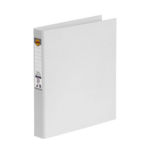 Marbig ring binder a4 25mm 2d pe white-Marston Moor