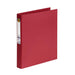 Marbig ring binder a4 25mm 2d pe deep red-Marston Moor