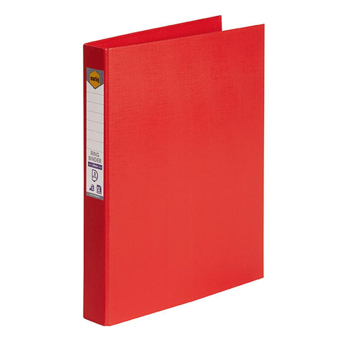 Marbig Ring Binder A4 25Mm 3D Pe Red 5023103
