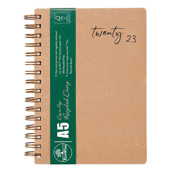 Cumberland 2025 Ecowise Diary A5 Day To A Page