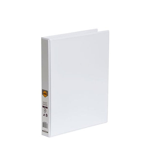 Marbig clearview insert binder a4 25mm 2d white-Marston Moor