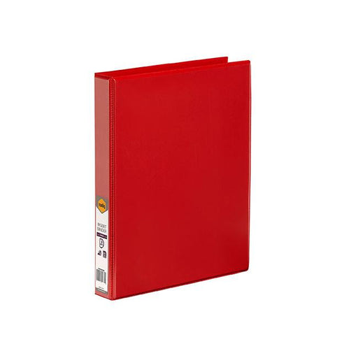 Marbig clearview insert binder a4 25mm 3d red-Marston Moor
