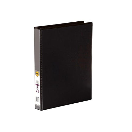 Marbig clearview insert binder a4 25mm 4d black-Marston Moor