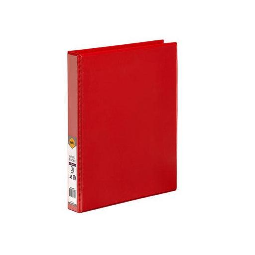 Marbig clearview insert binder a4 25mm 4d red-Marston Moor