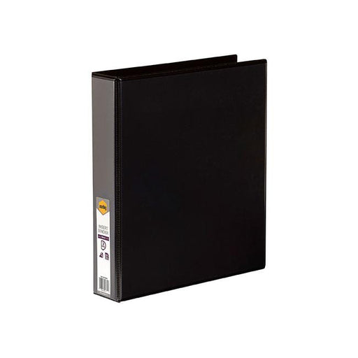 Marbig clearview insert binder a4 38mm 2d black-Marston Moor