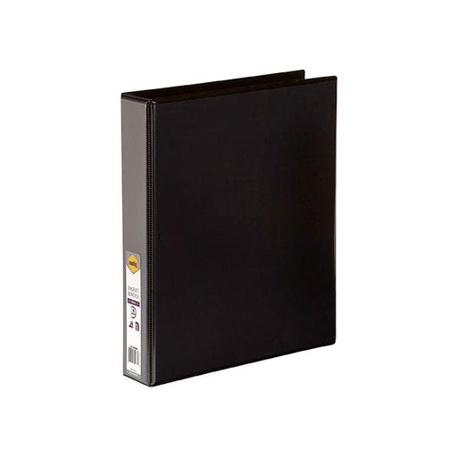 Marbig clearview insert binder a4 38mm 4d black-Marston Moor