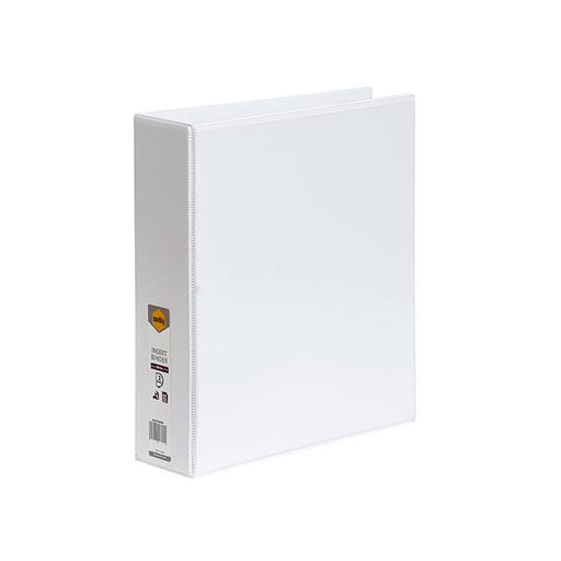 Marbig clearview insert binder a4 50mm 2d white-Marston Moor