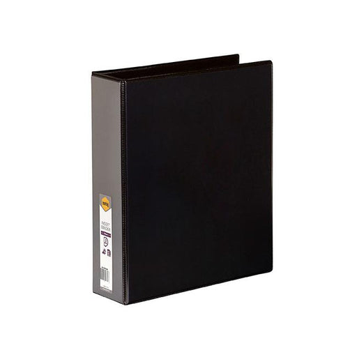 Marbig clearview insert binder a4 50mm 3d black-Marston Moor
