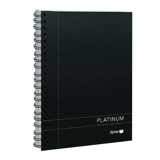 Spirax 400 platinum notebook a4 200 page black-Marston Moor