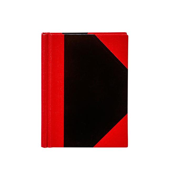 Spirax casebound notebook a7 black and red-Marston Moor